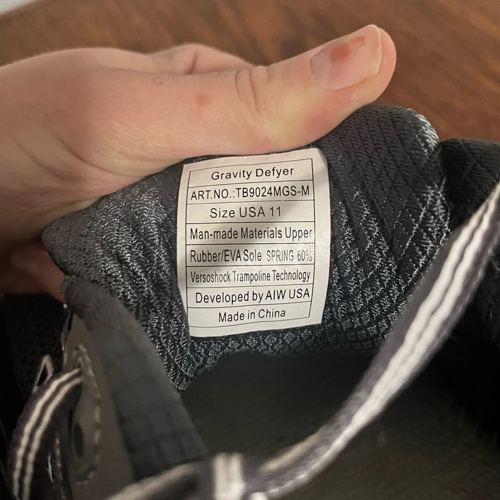 Gravity Defyer Gdefy Mighty Walk Mens Size 11 Blue Gray Walking Comfort Shoes - Picture 6 of 9